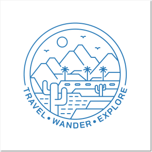 Travel Wander Explore 1 Posters and Art